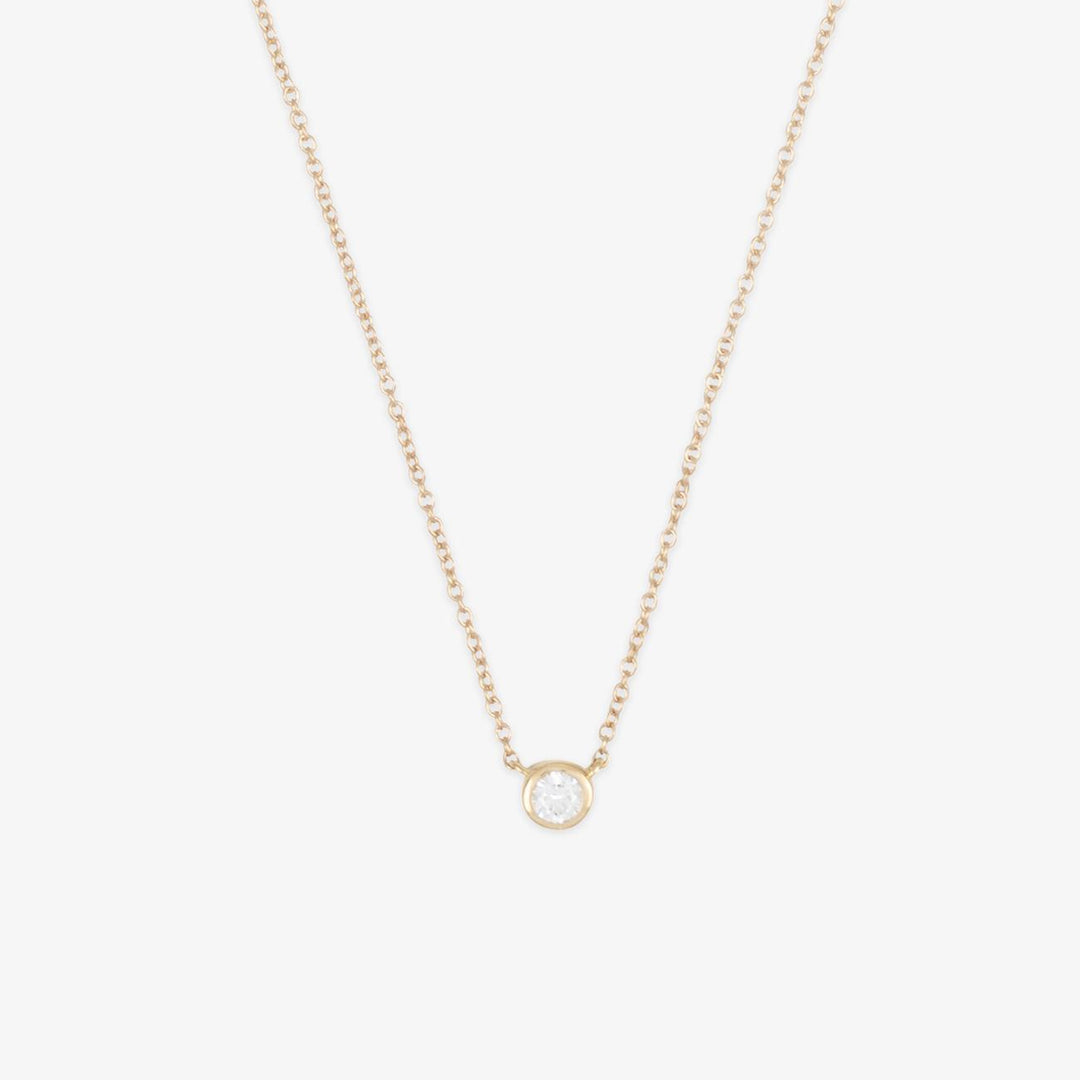 Elegante 18K Gouden Diamanten Halsketting | 0.1ct SI H-I Diamant