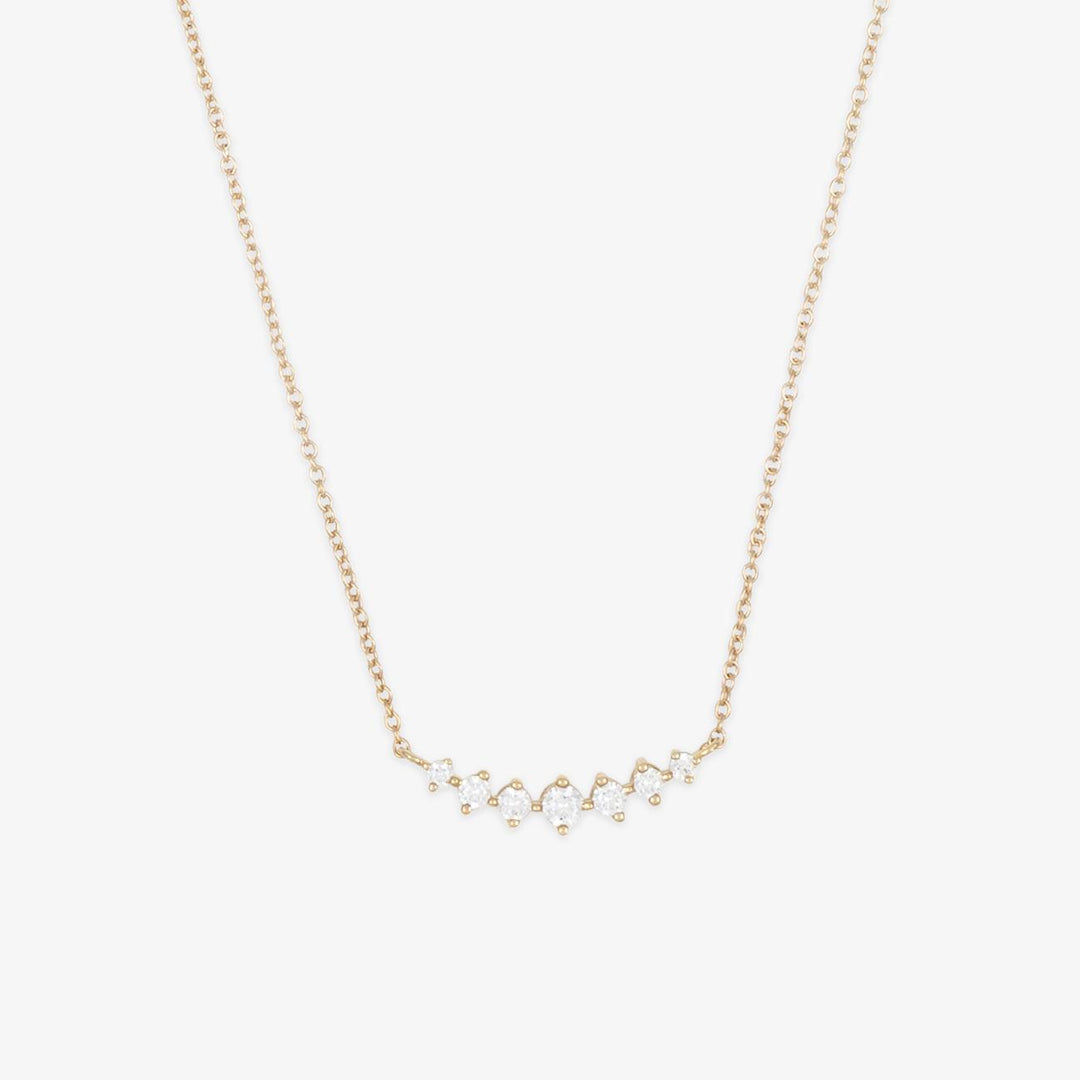 Elegant 18K Gold Diamond Necklace | 0.19ct SI H-I Diamonds